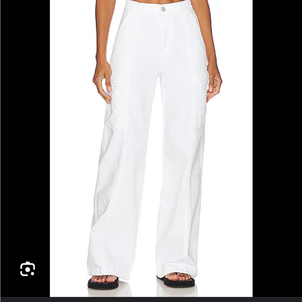 White Wide-Leg Pants